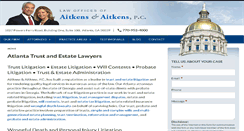 Desktop Screenshot of aitkenslawfirm.com
